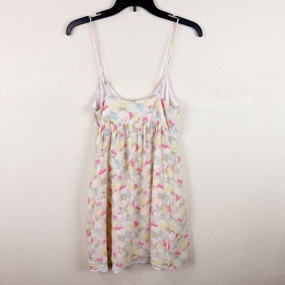 BCBG Y2K Babydoll Silk Dress XS Pink Fairy - Picture 5 of 7